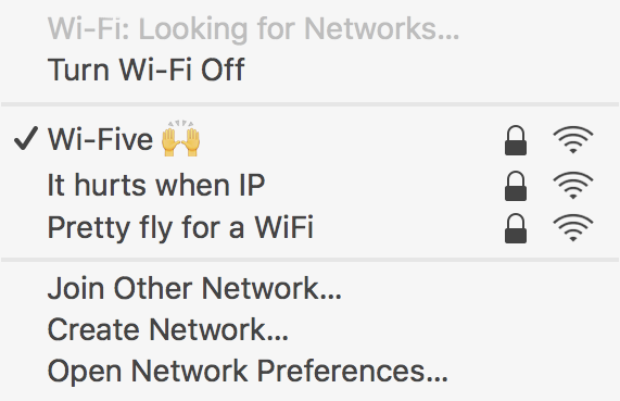 New SSID updated