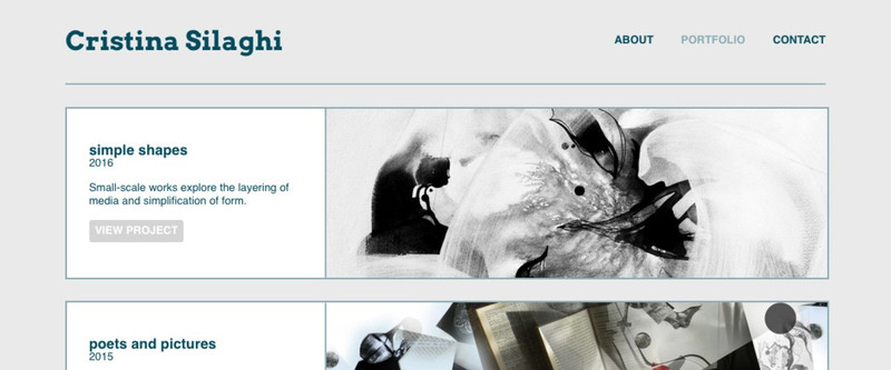 Cristina Silaghi website screenshot