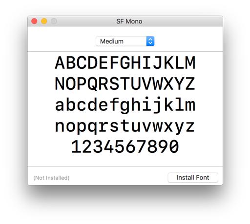 Install fonts